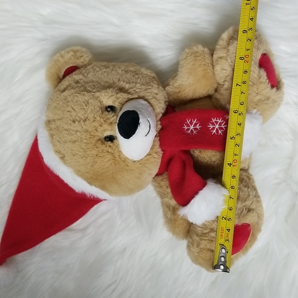 Christmas bear stuffed animal toy NEW - Picture 9 of 10